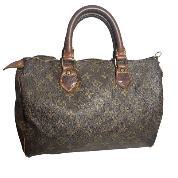 Vintage 80s Louis Vuitton Speedy WELL LOVED Chic Handbag - Picture 1 of 15